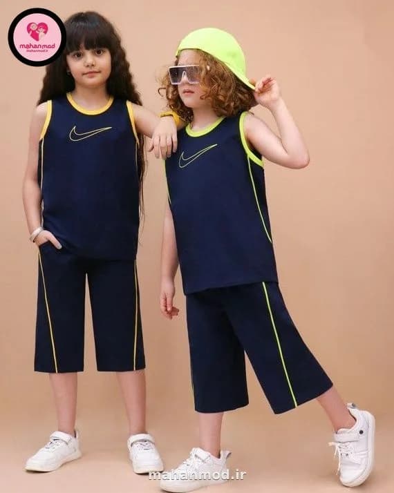 تاپ شلوارک بچه گانه nike پنبه‌ای