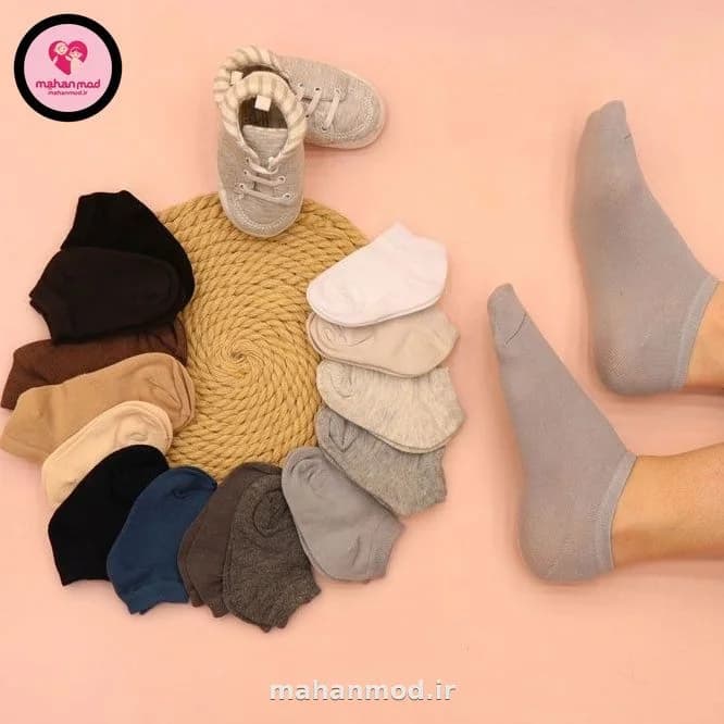 جوراب ست مادر دختری طرح فرزندی پنبه‌ای