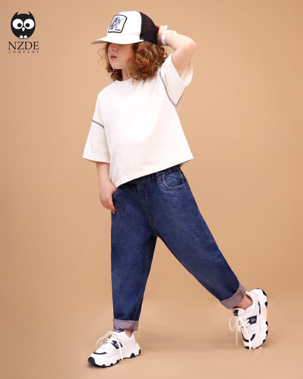 شلوار جین مام استایل NZDE