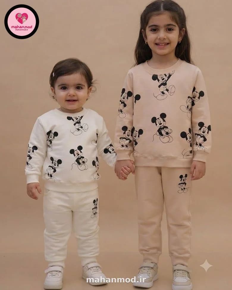 بلوز شلوار بچه گانه mickey دورس پنبهای