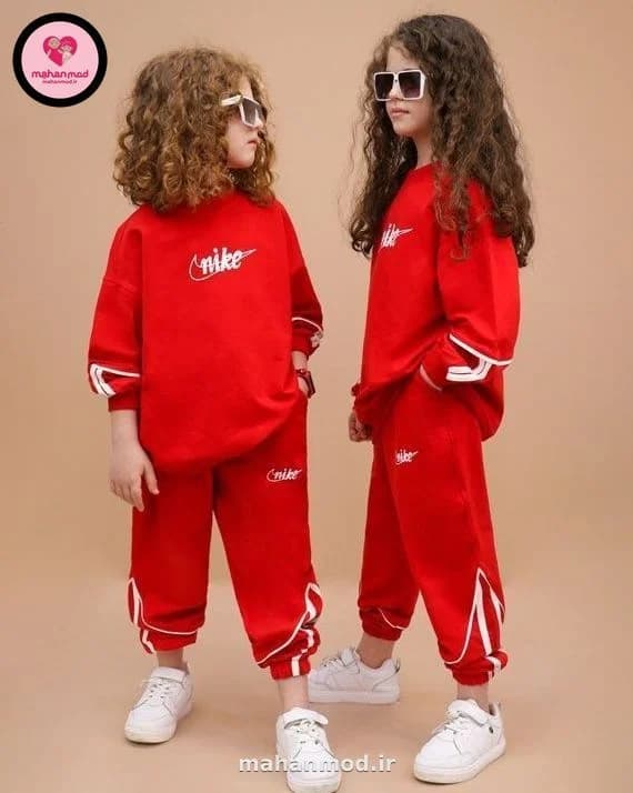 بلوز شلوار بچه گانه طرح جاگر nike دورس پنبهای