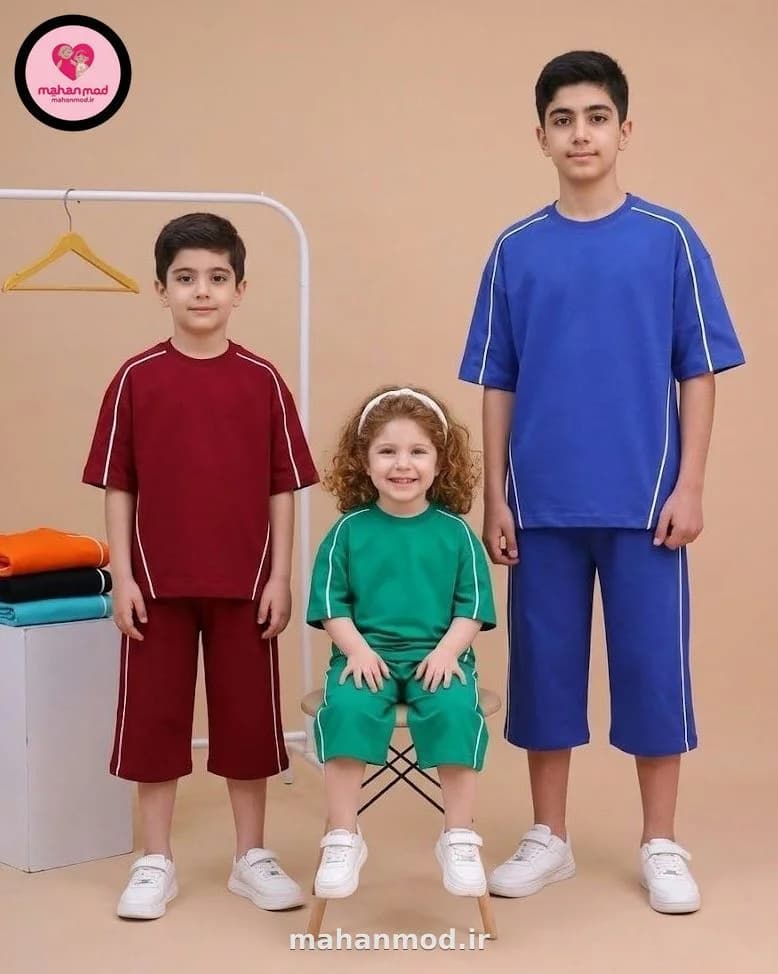 تیشرت شلوارک بچه گانه پنبهای