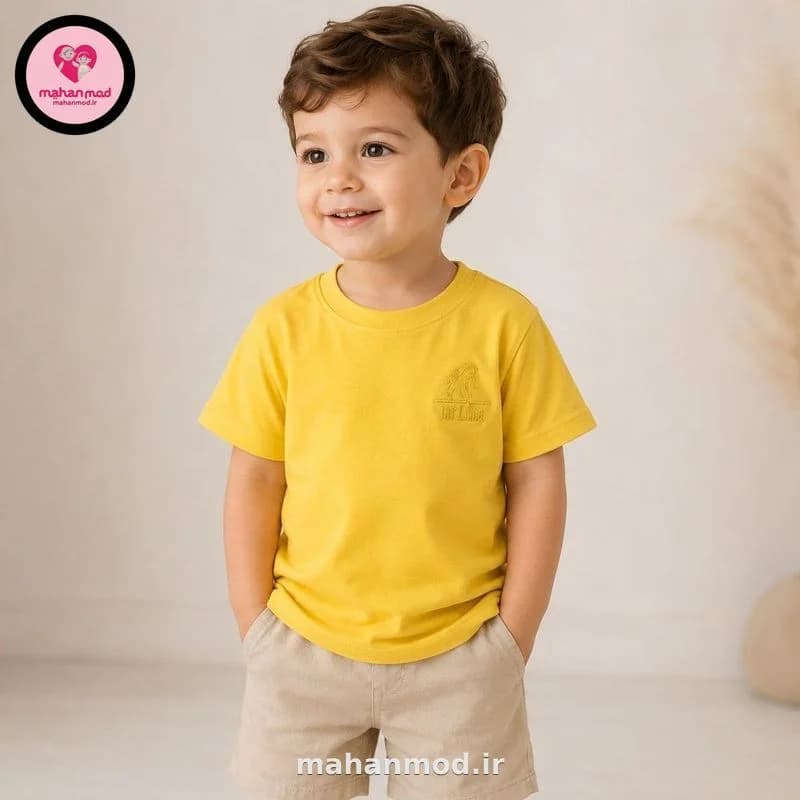 تیشرت لاین لیمویی
