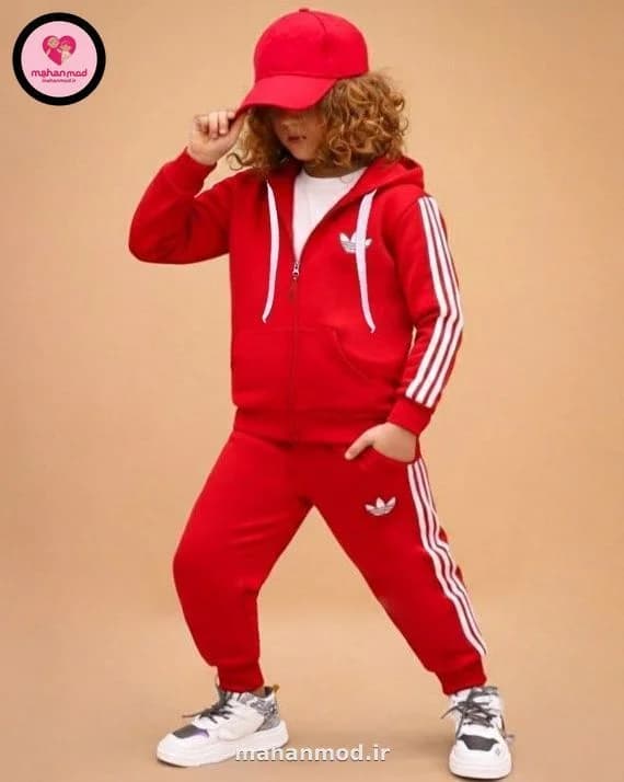 سویشرت شلوار بچه گانه طرح رگلان adidas