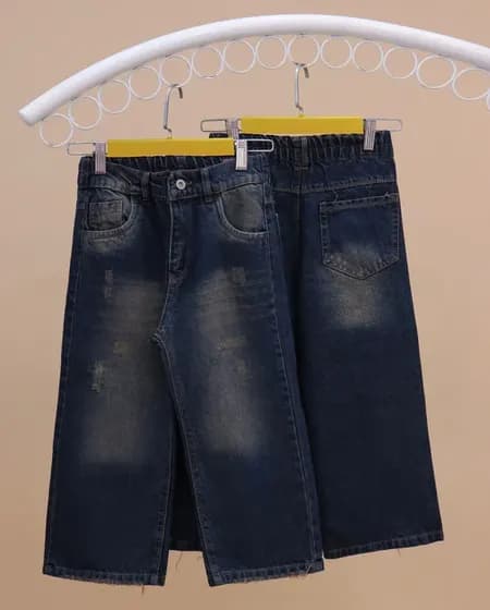 شلوار پسرانه جین فول بگ fashion