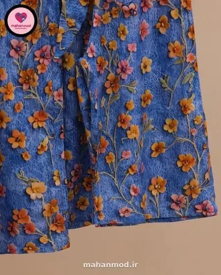 شلوار ست مادر دختری گل بنفشه — گالری کامل
