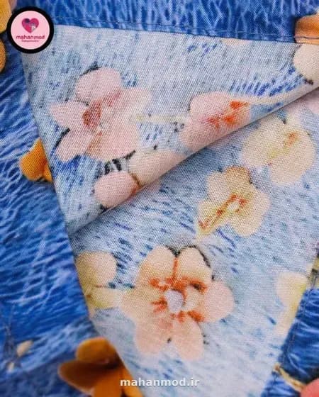 شلوار ست مادر دختری گل بنفشه — عکس نهایی