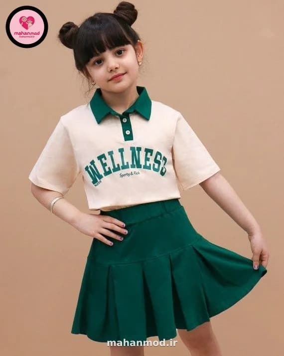 دامن بچه گانه پنبهای