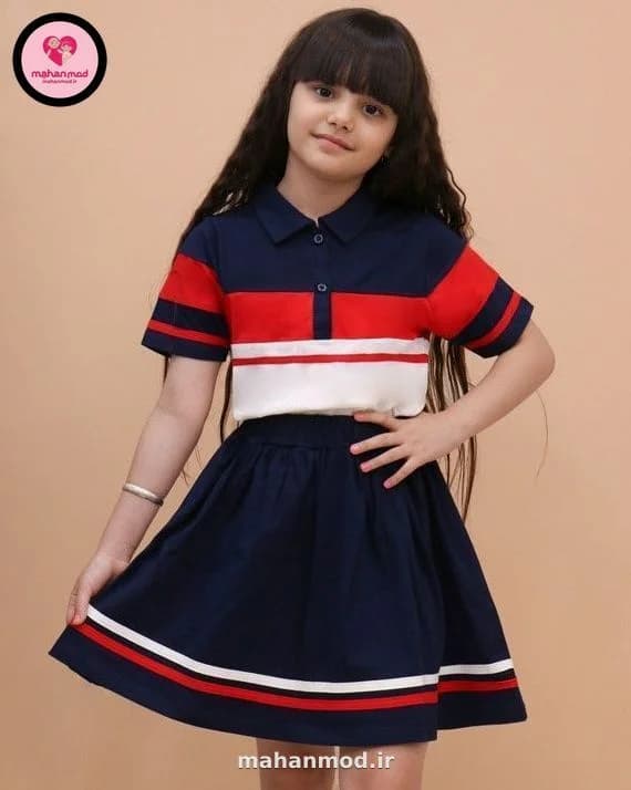 دامن بچه گانه پنبهای