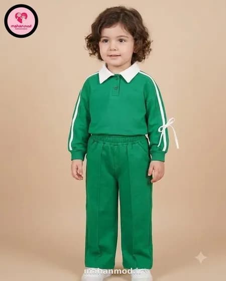 پولوشرت شلوار دخترانه cute جنس دورس پنبه — ماهان مد