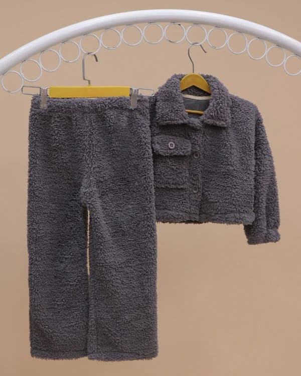 کراپ شلوار بچه گانه طرح تدی