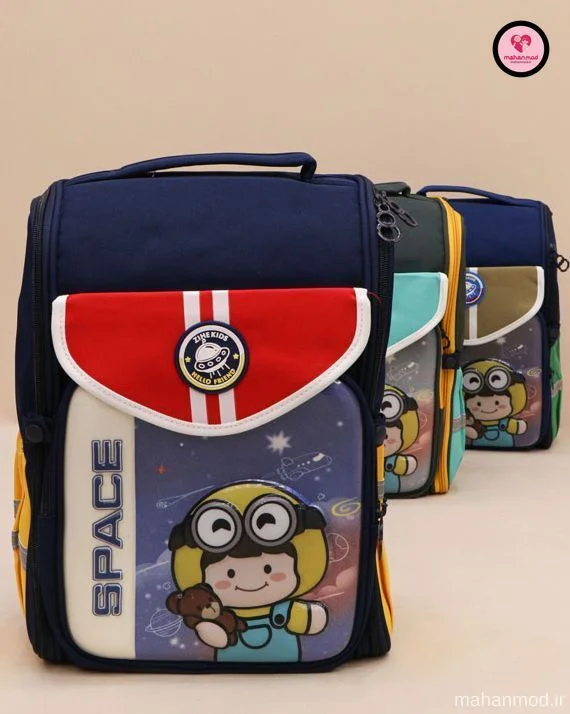 کوله پشتی بچه گانه Space Kid جنس برزنت ضخیم