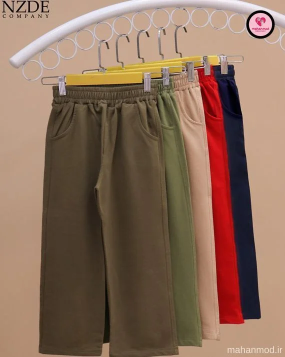 شلوار دورس pants جنس پنبه تیپ لایکرا