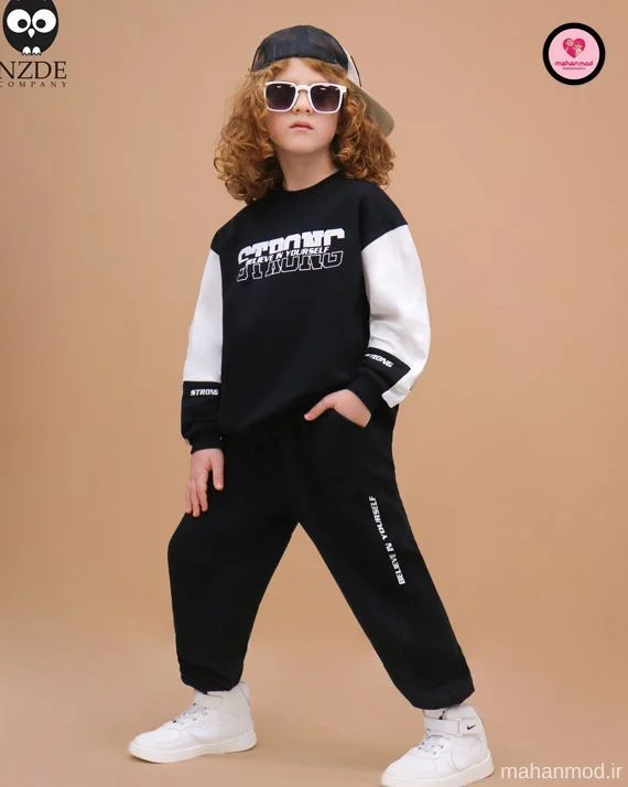 بلوز شلوار بچه گانه STRONG جنس دورس پنبه تیپ لایکرا