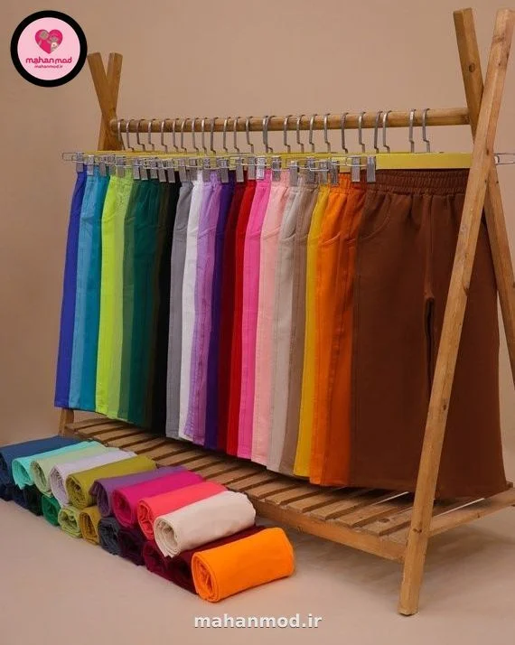 شلوار بچه گانه دورس Colorful جنس پنبه تیپ لایکرا