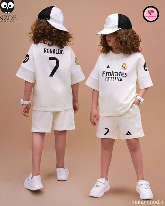 تیشرت شلوارک دورس RONALDO جنس پنبه تیپ لایکرا
