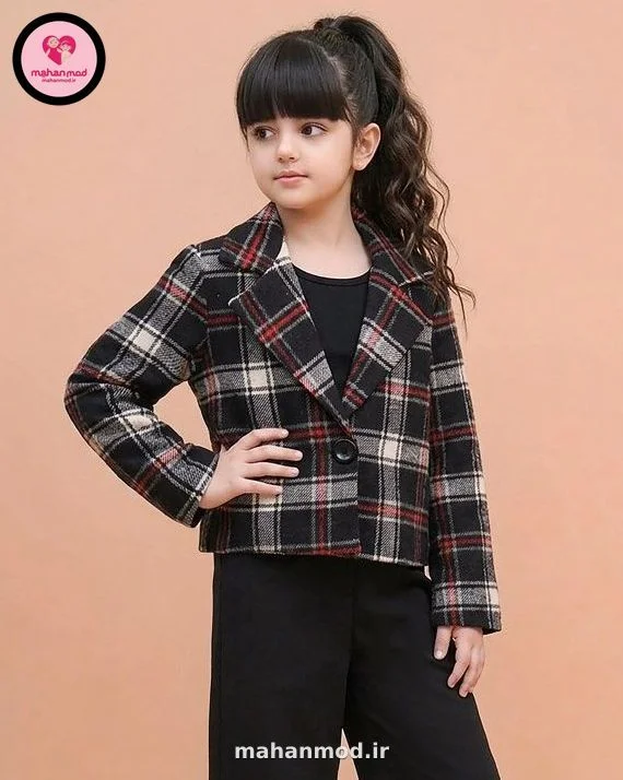 کت کراپ دخترانه Elite جنس شانل