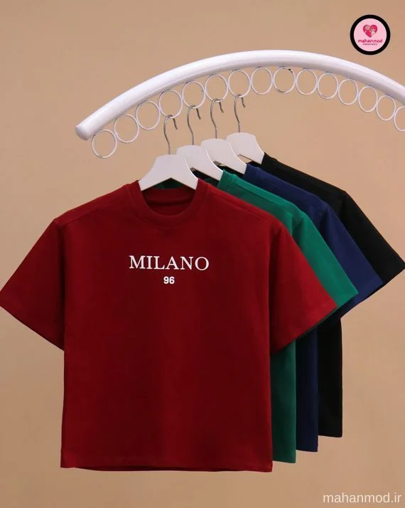 تیشرت دورس MILANO جنس پنبه تیپ لایکرا