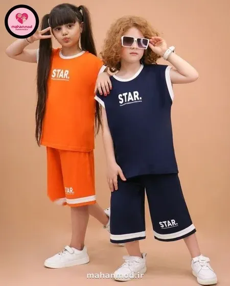تاپ شلوارک بچه گانه STAR جنس سوپر پنبه فول لایکرا