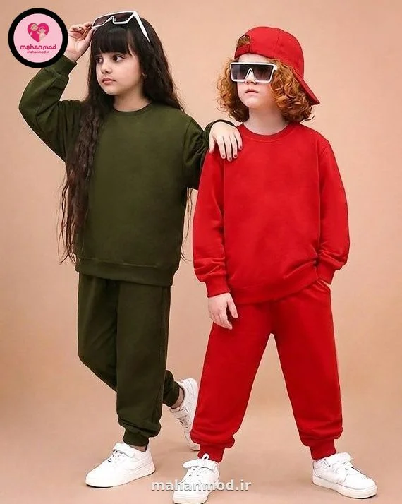 بلوز شلوار بچه گانه colorful جنس دورس پنبه تیپ لایکرا — خرید قسطی