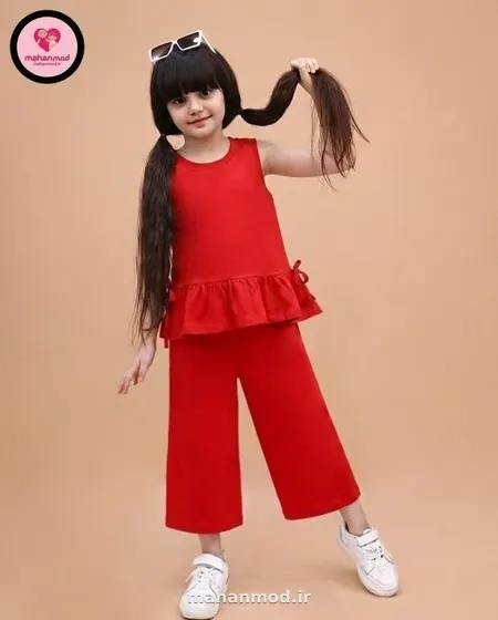 تاپ شلوارک بگ دخترانه برمودا Candy جنس سوپر پنبه فول لایکرا