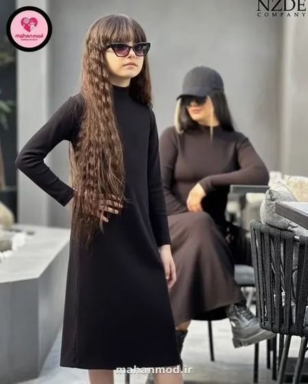 پیراهن ماکسی ست مادر دختری stylish جنس کشبافت پنبه