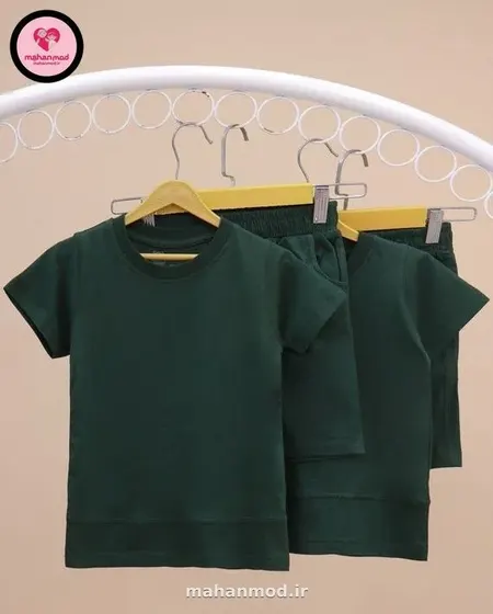 تیشرت شلوارک بچه گانه KIDS جنس سوپر پنبه فول لایکرا