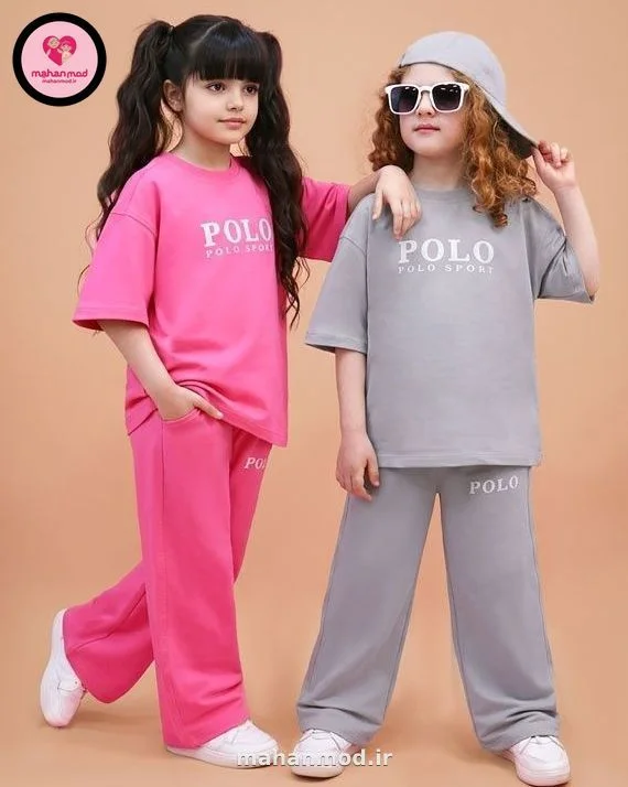 تیشرت شلوار بچه گانه دورس POLO SPORT جنس پنبه تیپ لایکرا