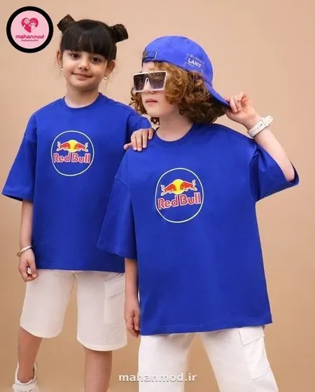 تیشرت بگ استایل بچه گانه Red Bull جنس سوپر پنبه فول لایکرا
