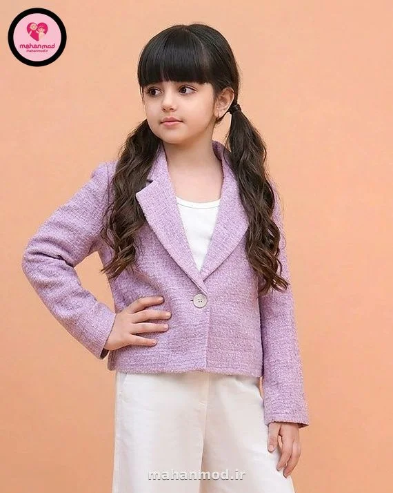 کت کراپ دخترانه velvet جنس شانل