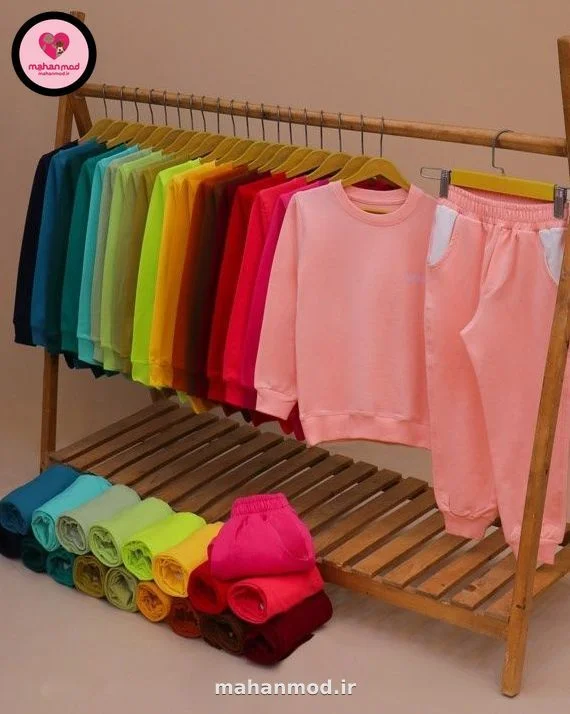 بلوز شلوار model بچه گانه جنس دورس پنبه تیپ لایکرا سایز 45 تا 50 | model | ماهان مد