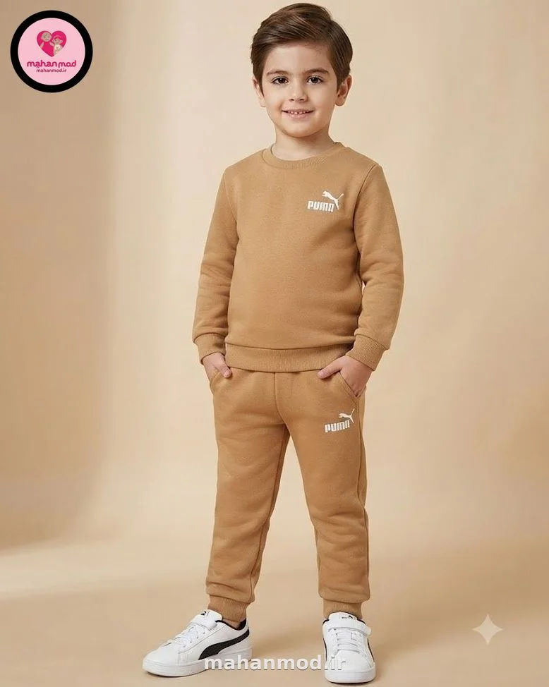 بلوز شلوار Puma colorful بچه گانه جنس دورس پنبه تیپ لایکرا سایز 50 تا 55 | Puma colorful | ماهان مد