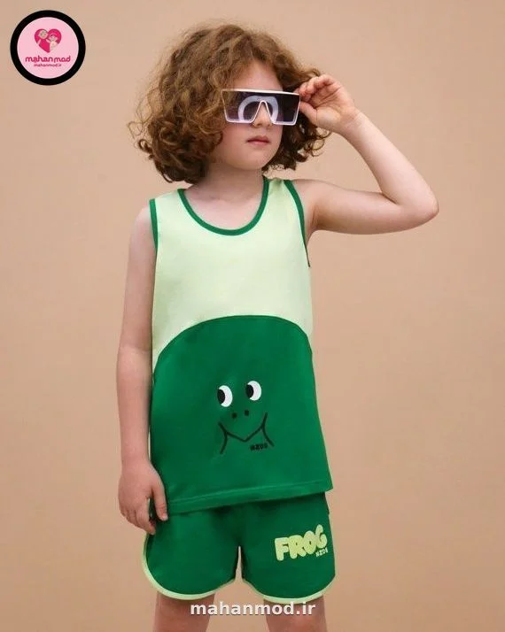 تاپ شلوارک پسرانه FROG ماهان مد