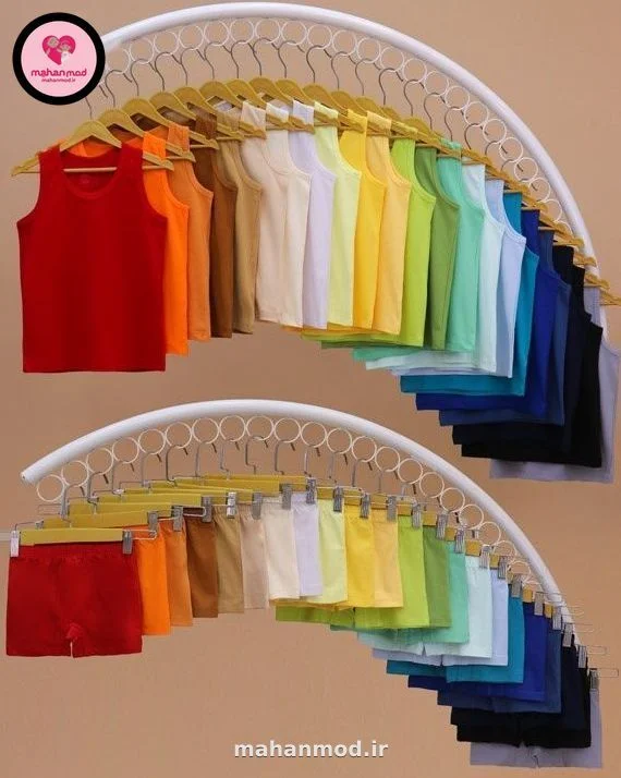 تاپ شورت پسرانه جنس سوپر پنبه فول لایکرا