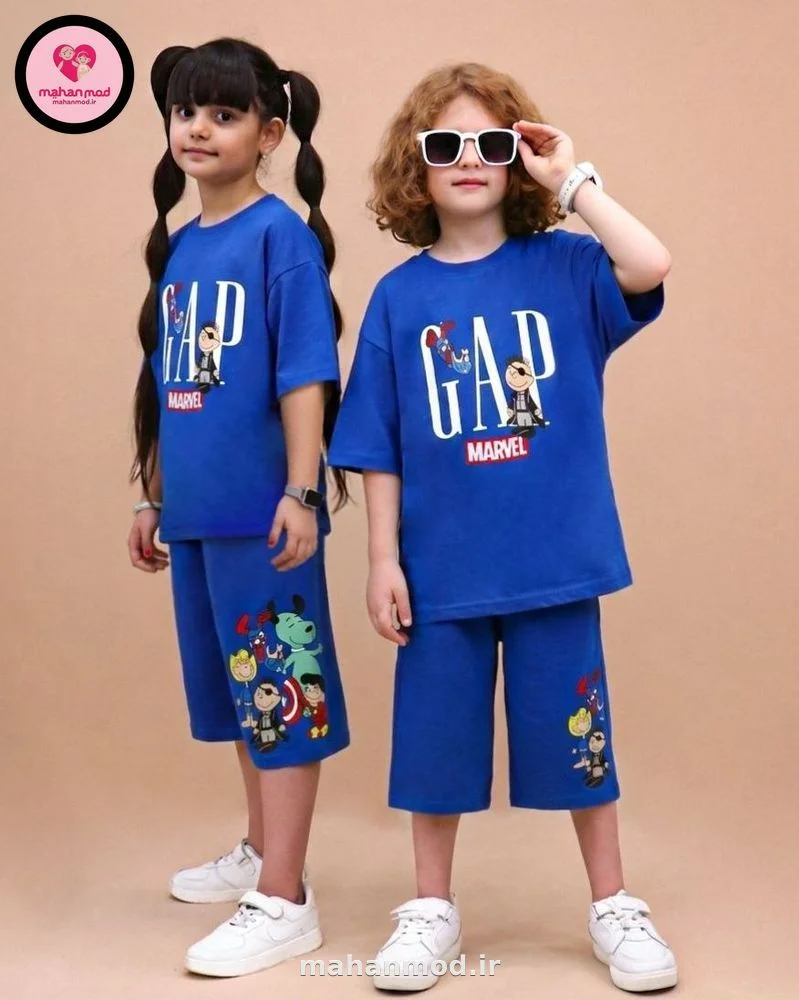 تیشرت شلوارک GAP بچه گانه جنس سوپر پنبه فول لایکرا سایز 40 تا 55 | GAP | ماهان مد