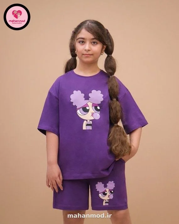 تیشرت شلوارک بگ استایل ماهان مد Candy girl