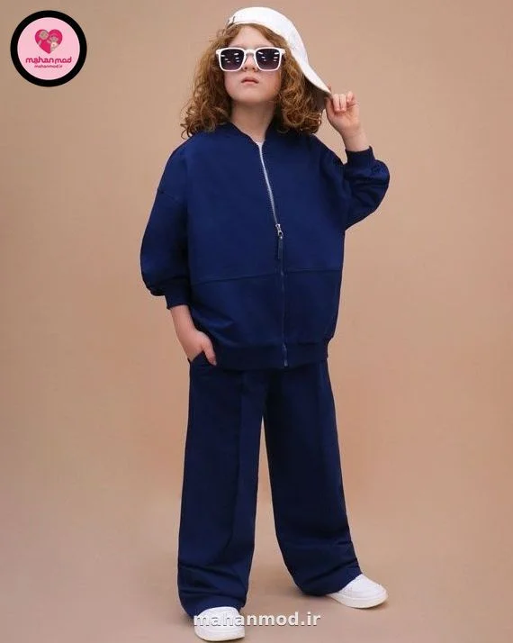 سویشرت شلوار daily style بچه گانه جنس دورس پنبه تیپ لایکرا سایز 40 تا 70 | daily style | ماهان مد
