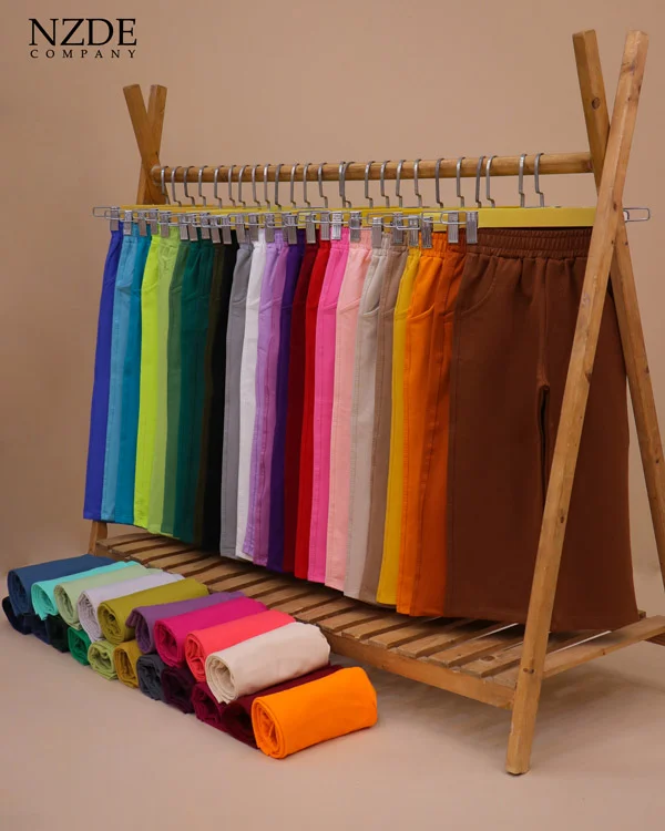 شلوار دورس Colorful بچه گانه جنس دورس پنبه تیپ لایکرا سایز 54 تا 97 | Colorful | ماهان مد