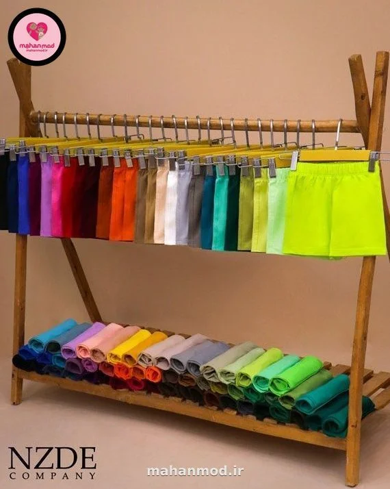 شلوارک دورس Color wave بچه گانه جنس دورس پنبه تیپ لایکرا سایز 35 تا 70 | Color wave | ماهان مد