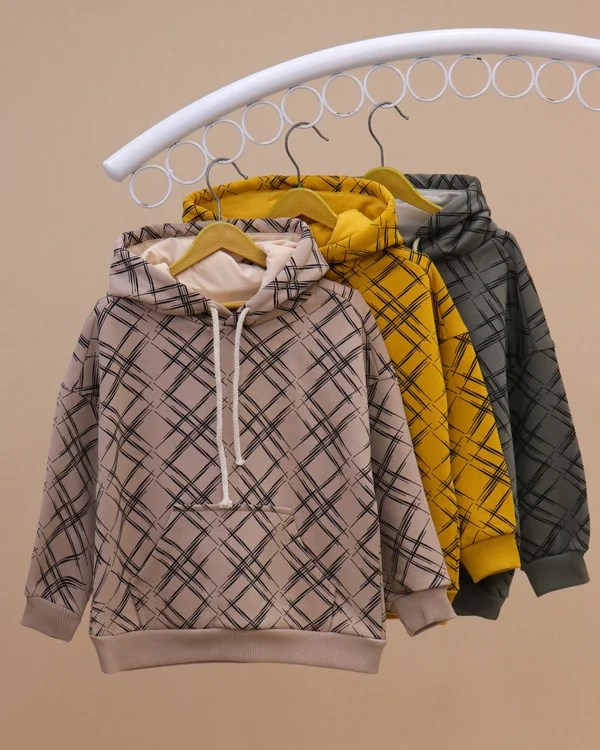 هودی دورس سه نخ داخل کرک بچه گانه سایز 45 | ماهان مد