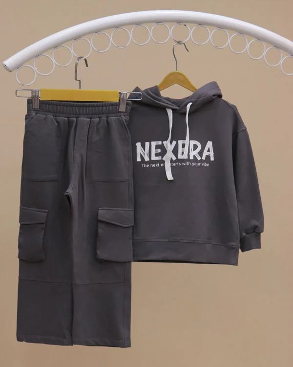 هودی شلوار NEXERA بچه گانه جنس دورس پنبه سایز 45 | NEXERA | ماهان مد