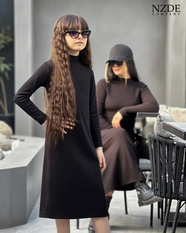 پیراهن ماکسی ست مادر دختری stylish دخترانه سایز 55 تا 70 | stylish | ماهان مد