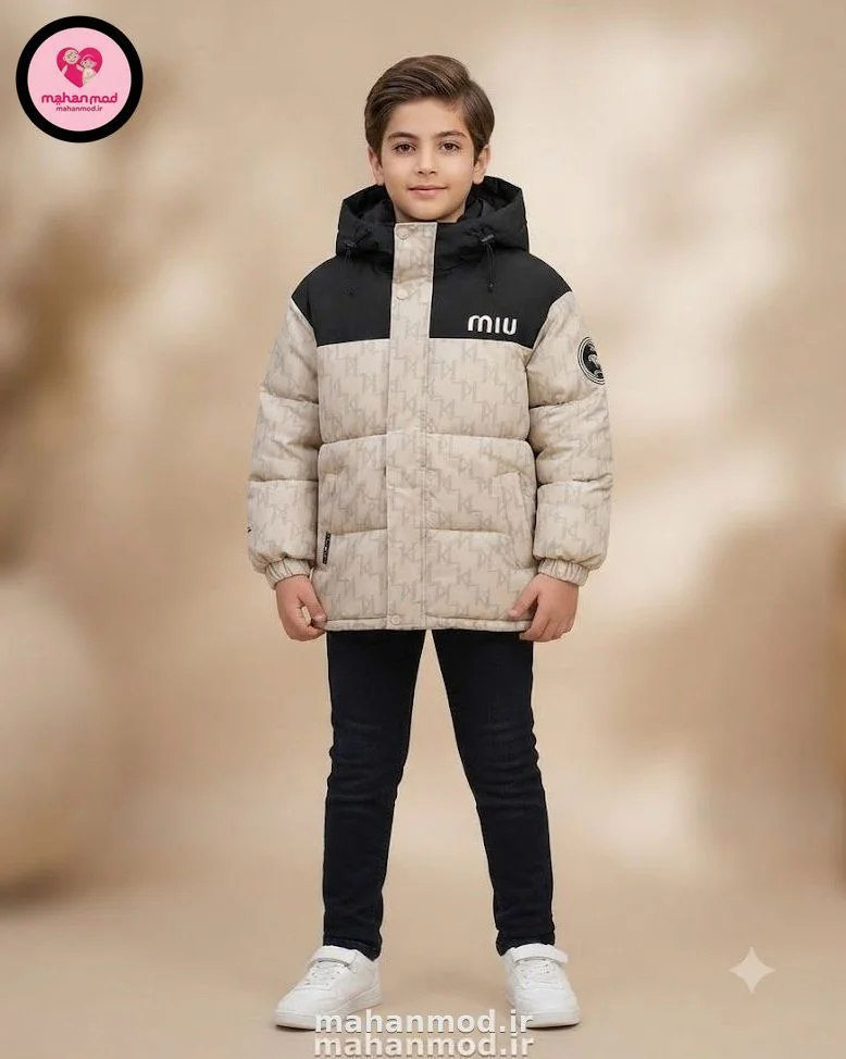 کاپشن MIU PARIS بچه گانه جنس مموری ضخیم ضد آب سایز 62 تا 70 | MIU PARIS | ماهان مد
