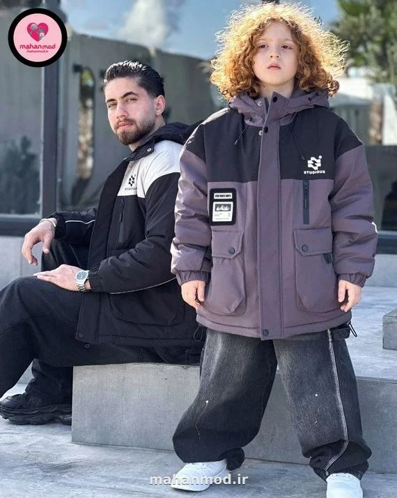 کاپشن دخترانه جنس مموری ضخیم ضد آب
