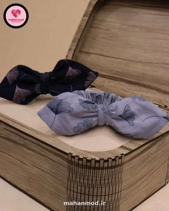 کش مو چاپی شاپرک دخترانه جنس سوپر پنبه فول لایکرا